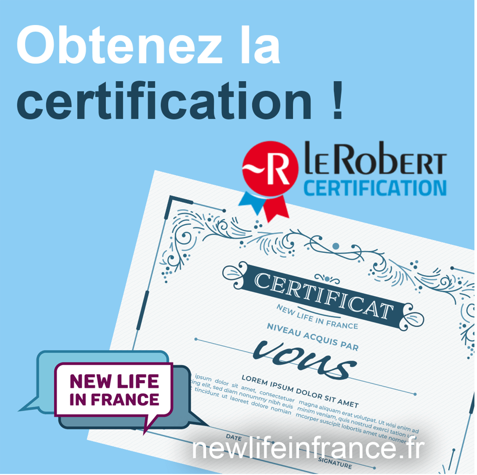 Featured image for “New Life in France certifié « Centre de passation agréé » de la certification Le Robert”